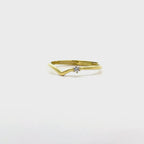Anello Chevron Argento
