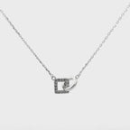Collana Argento Nodo Geometrico