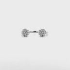 Anello Aperto Fiore Argento 925