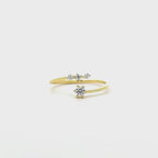 Anello Aperto Brillante in Argento