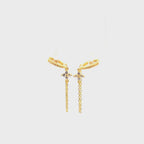 Orecchini Cascata Floreale Modello Sali e Scendi In Argento 925