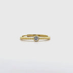 Anello Punto Luce Zircone in Argento 925
