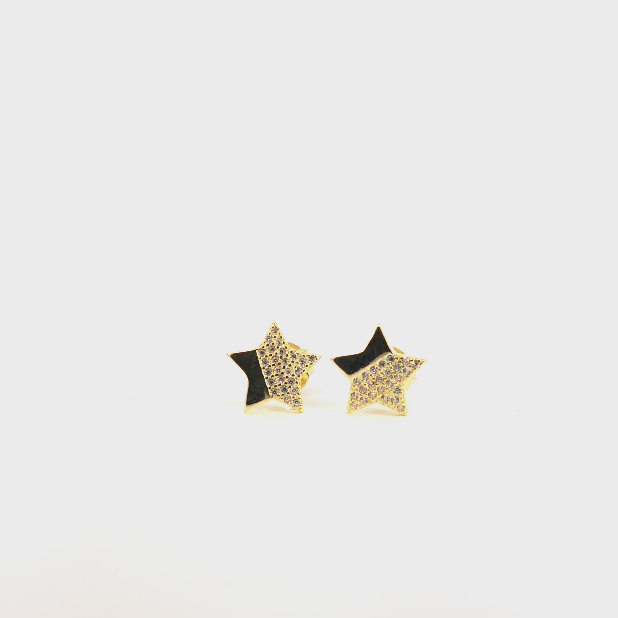 Orecchini Equilibrio Stellare con Zirconi In Argento 925