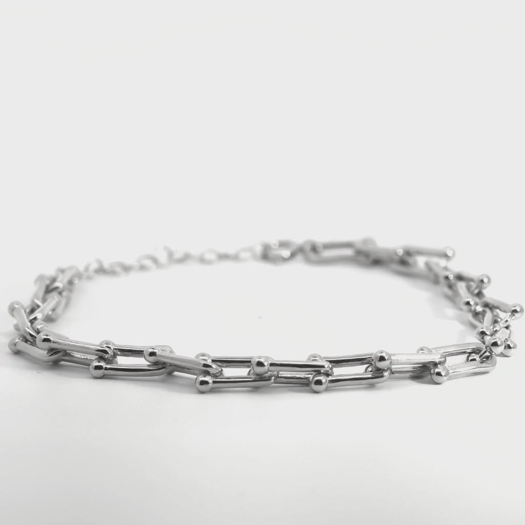 Bracciale Groumette In Argento 925