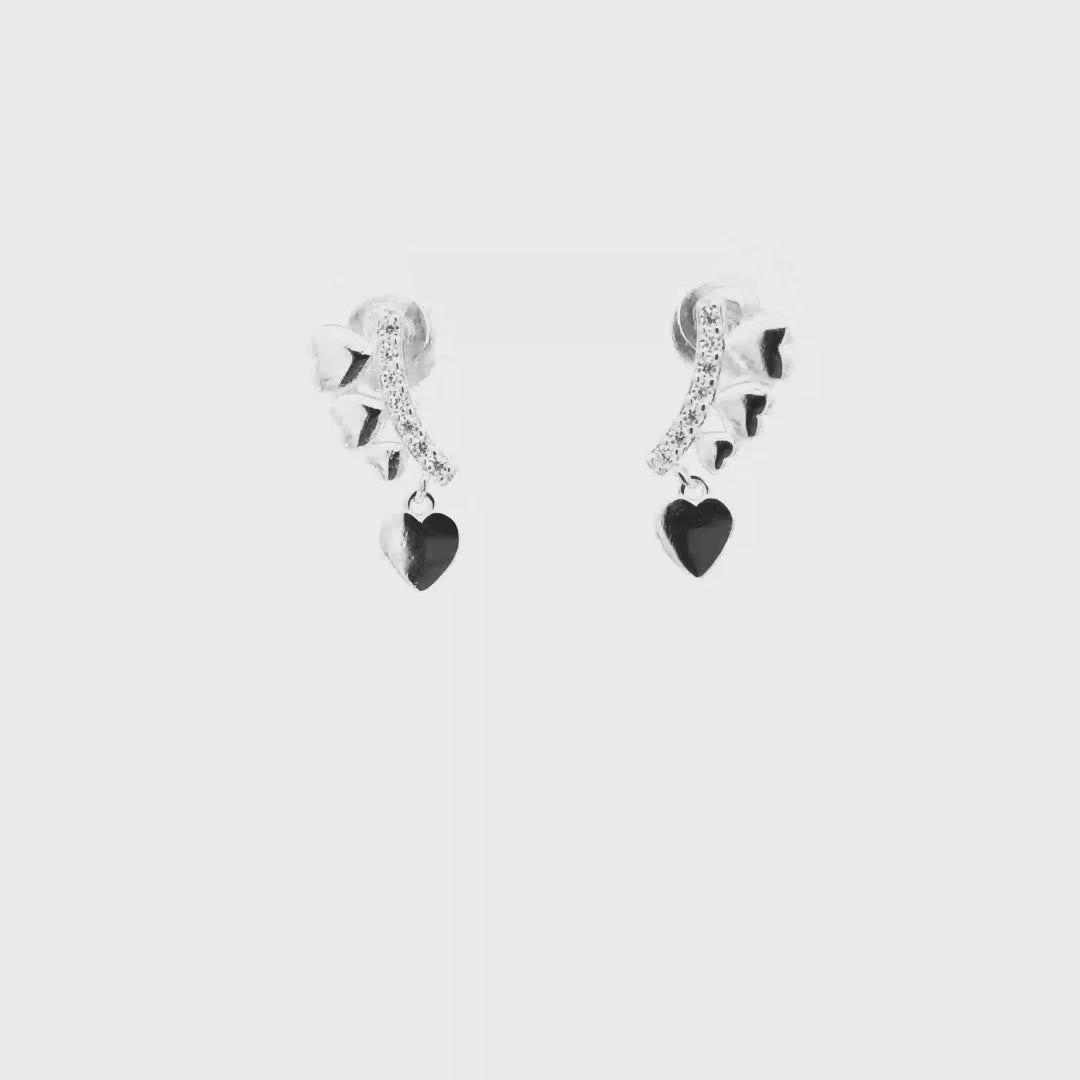 Orecchini Heart Shine In Argento 925