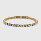 Bracciale Tennis Elite con Cristalli Bianchi In Acciaio Inossidabile