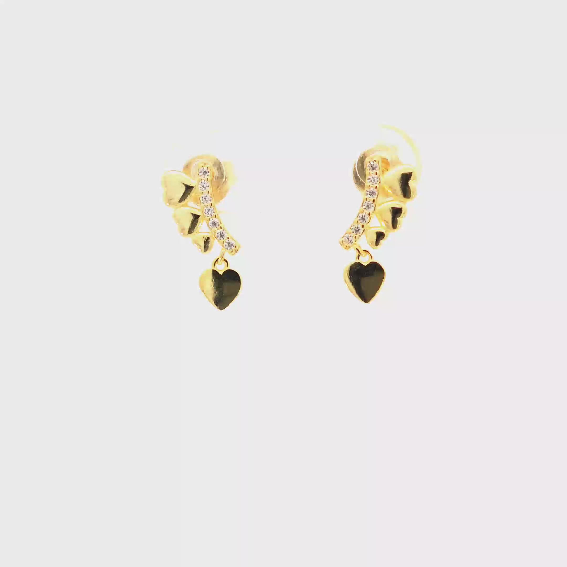 Orecchini Heart Shine In Argento 925