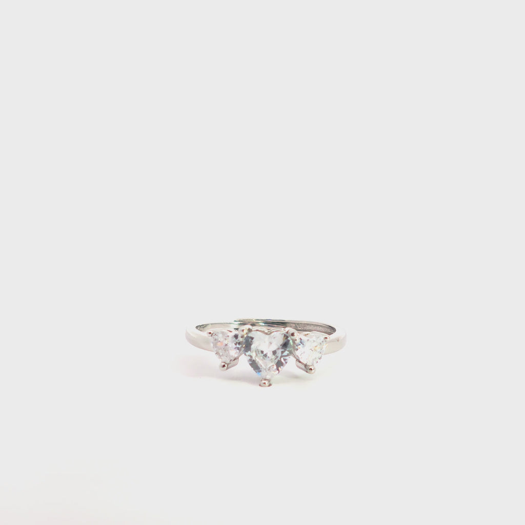 Anello Trilogy In Argento 925