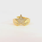 Anello Stella In Argento 925