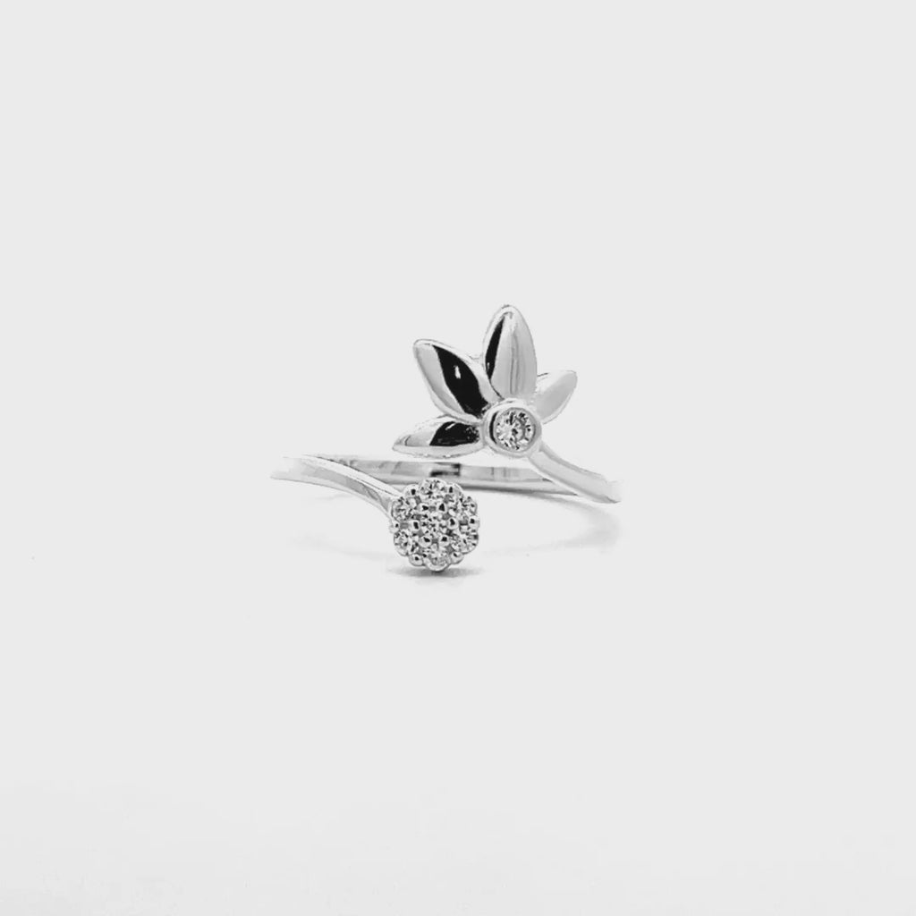 Anello Fiore in Argento