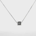 Collana cubo in Argento 925