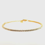 Bracciale Tennis con Zirconi Luminosi In Acciaio Inossidabile