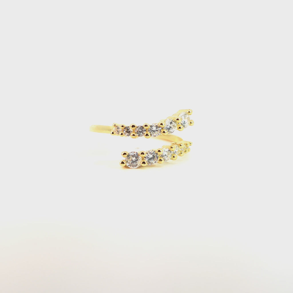 Anello Minimalista Regolabile In Argento 925