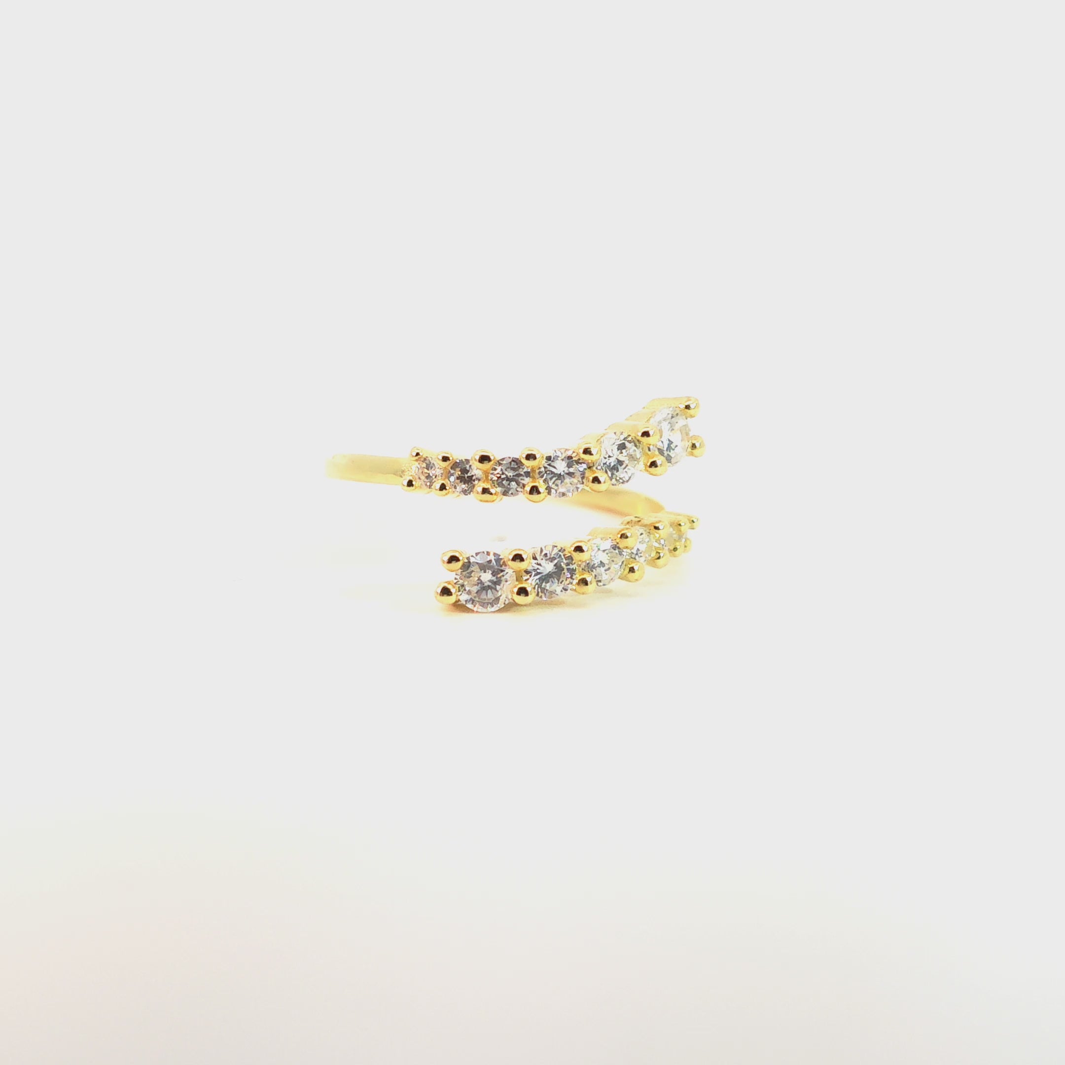 Anello Minimalista Regolabile In Argento 925