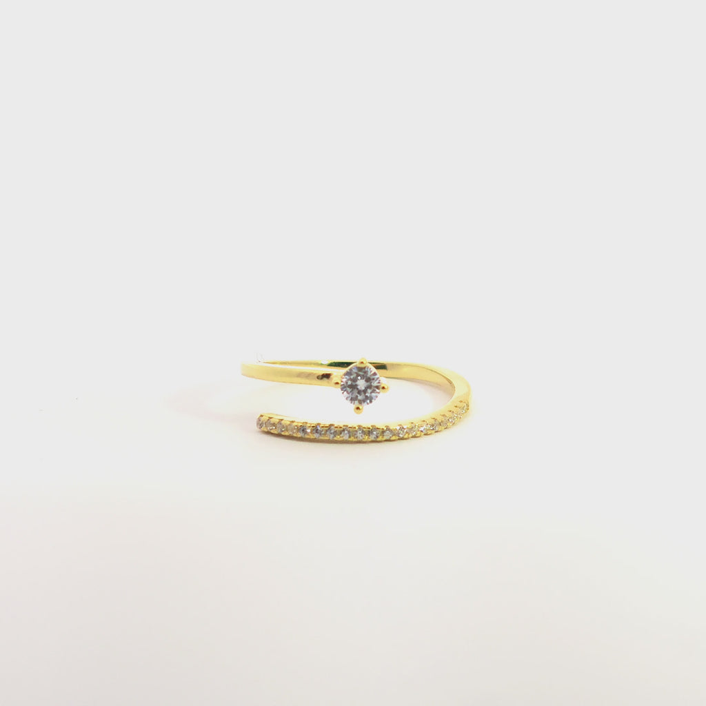 Anello Contrarié Luce Pura In Argento 925