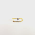 Anello Contrarié Luce Pura In Argento 925