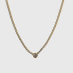 Collana Cuore Risalto in Argento 925