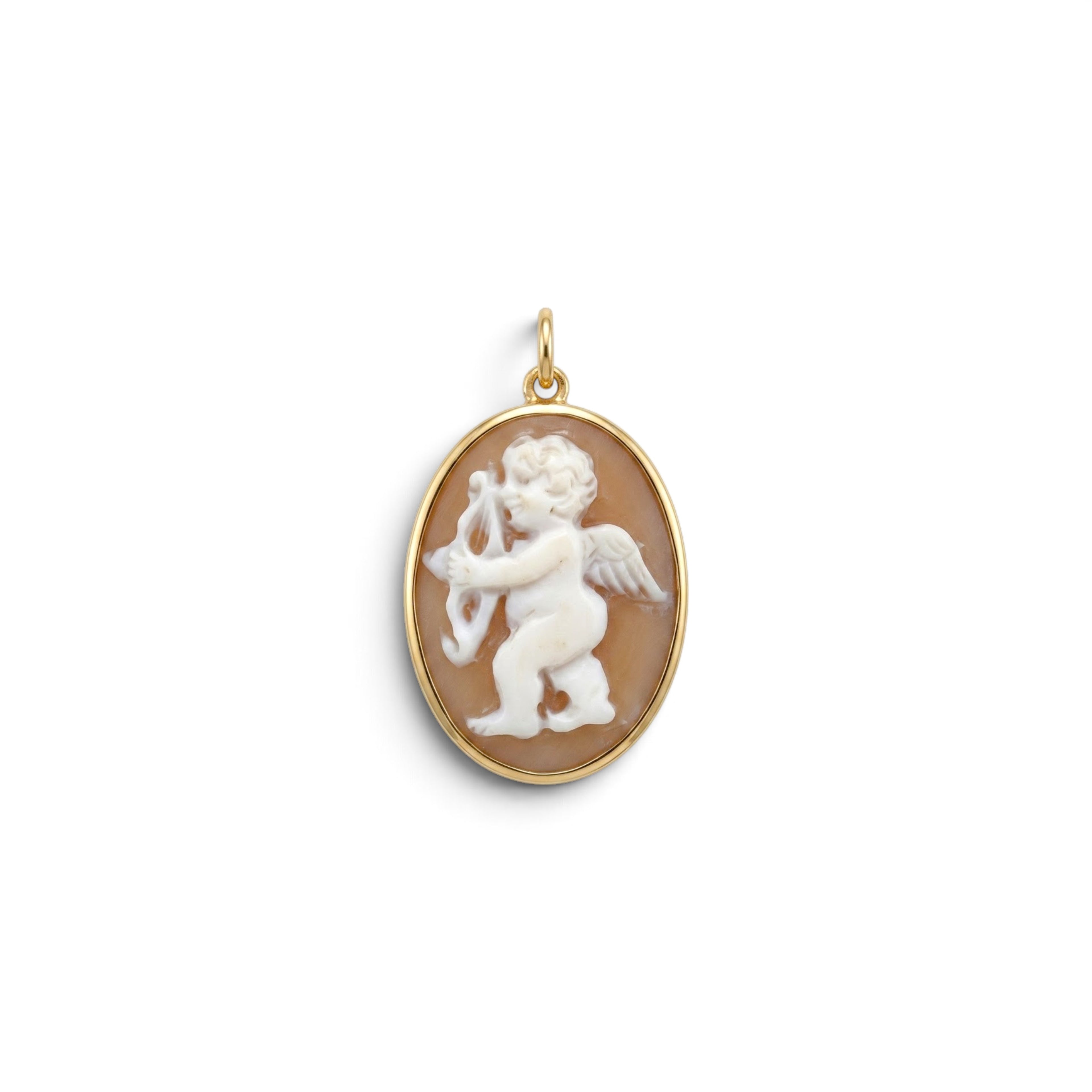 Collana Catenina con Cammeo Cupido In Argento 925