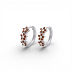 Orecchini Trilogia Floreale con Zirconi In Argento 925