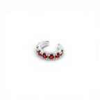 Ear Cuff con Pietre Colorate In Argento 925