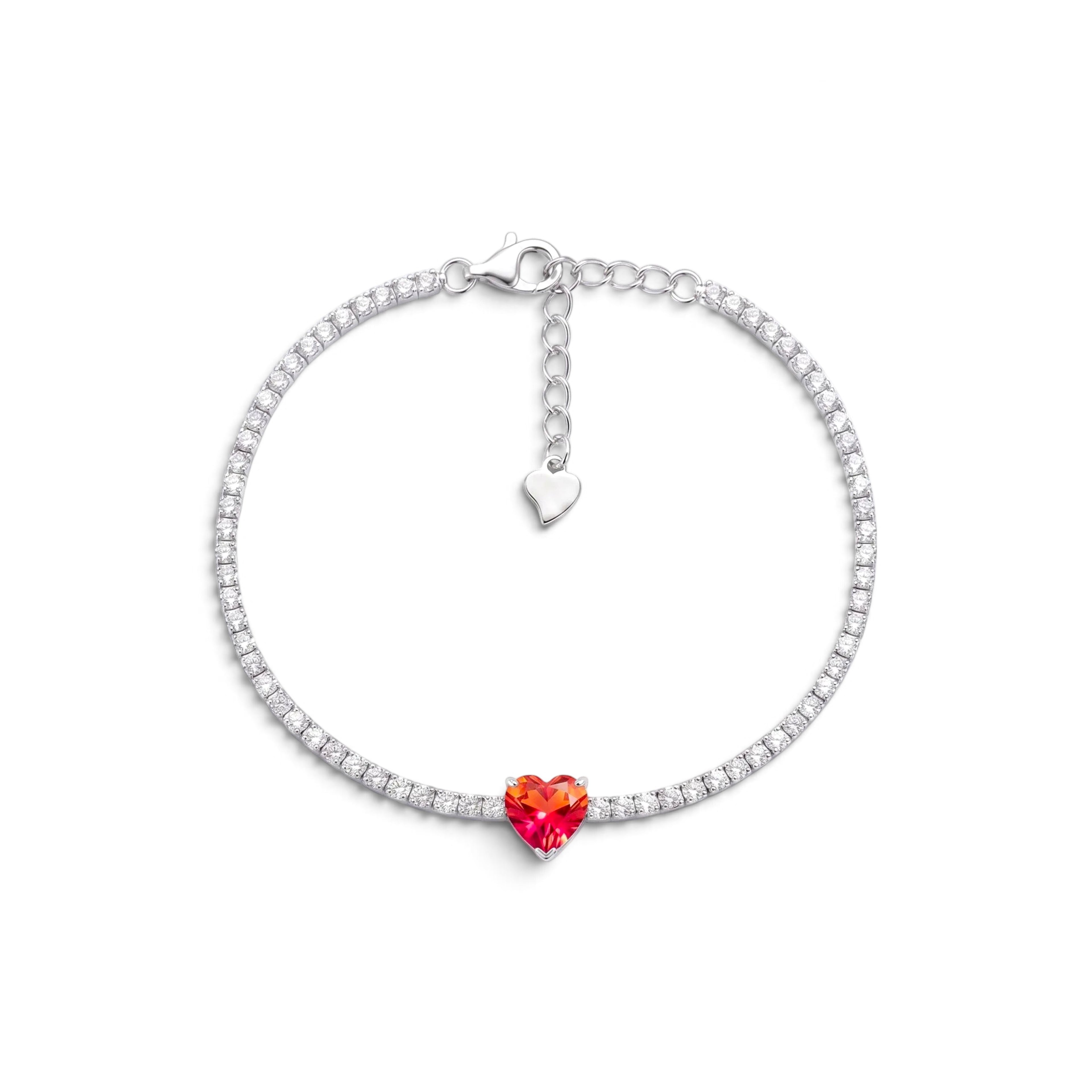 Bracciale Tennis Love In Argento 925