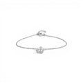 Bracciale Stella Radiante con Pavé e Punto Luce In Acciaio Inossidabile