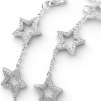 Bracciale con Charms a Stella In Acciaio Inossidabile