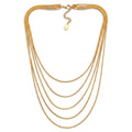Collana Snake Multifilo In Acciaio Inossidabile