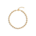 Bracciale Tennis con Zirconi Bianchi In Acciaio Inossidabile