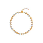 Bracciale Tennis con Zirconi Bianchi In Acciaio Inossidabile