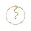 Bracciale Tennis con Zirconi Luminosi In Acciaio Inossidabile