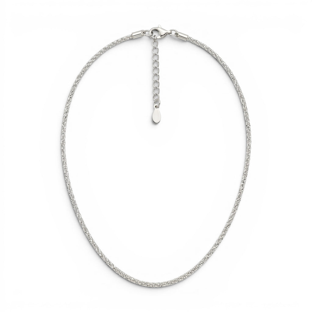 Collana Girocollo Torchon In Acciaio Inossidabile