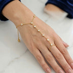 Bracciale Baciamano con Punti Luce In Acciaio Inossidabile