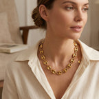 Collana Choker Bold Bean In Acciaio Inossidabile