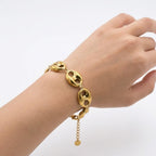 Bracciale Maglie Marine Chunky Acciaio