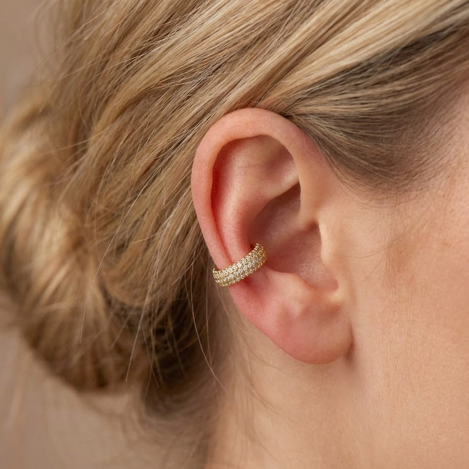 Ear Cuff Tocco Trendy In Argento 925