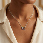 Collana Nodo d'Amore in Argento 925