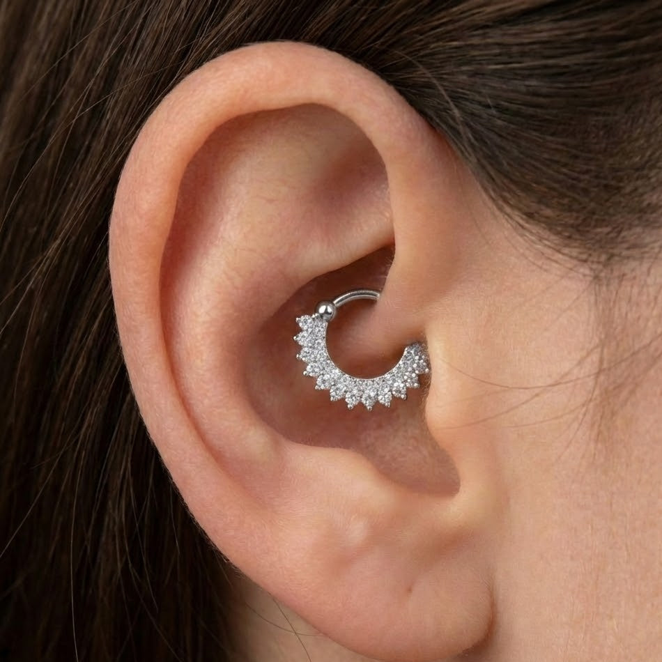 Daith Zirconato In Argento 925