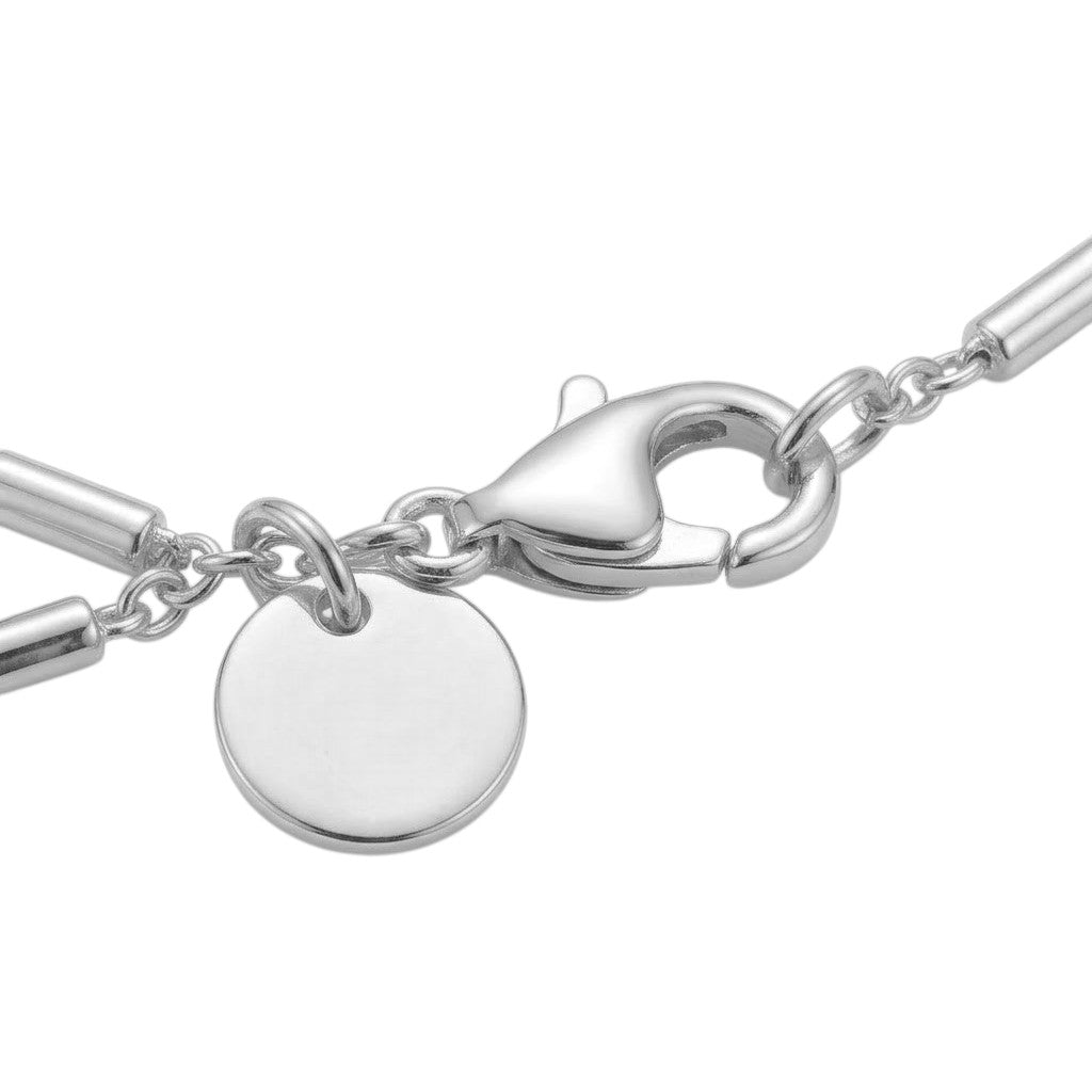 Bracciale Rollò con Barrette e Sole Traforato In Argento 925