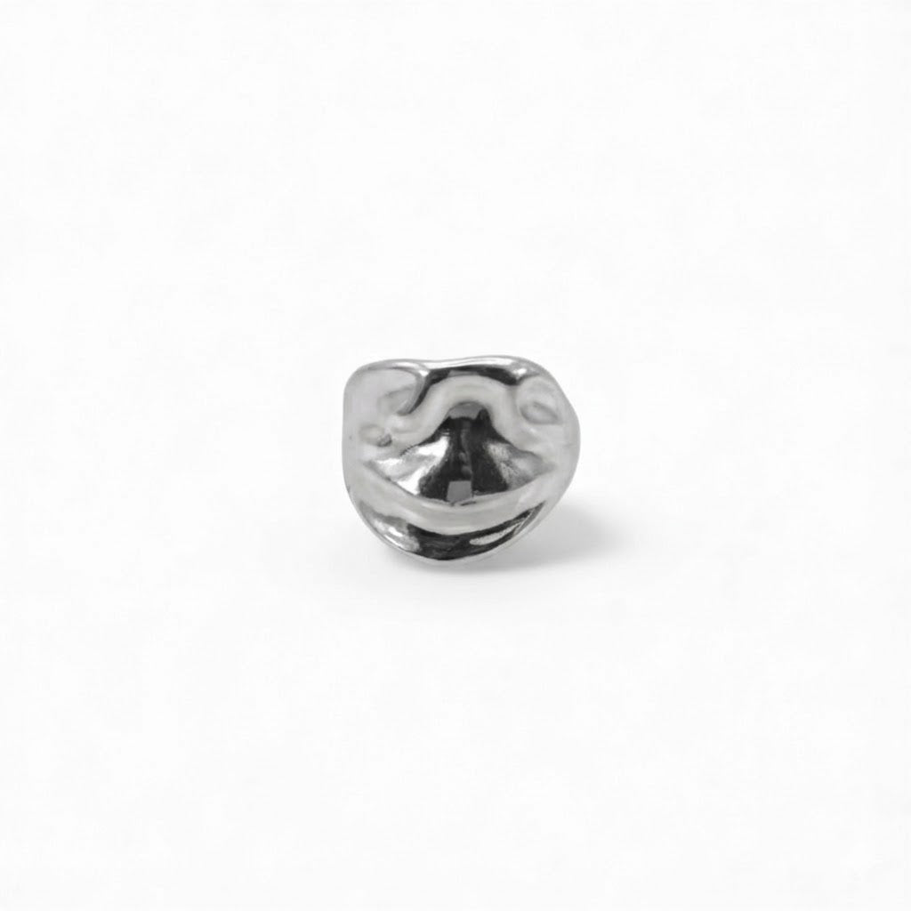 Anello Fascia Aperta a Spirale Fluida In Acciaio Inossidabile