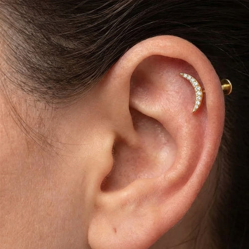 Piercing Arco Bombato In Argento 925