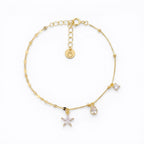 Bracciale Asimmetrico con Stella e Punto Luce In Argento 925