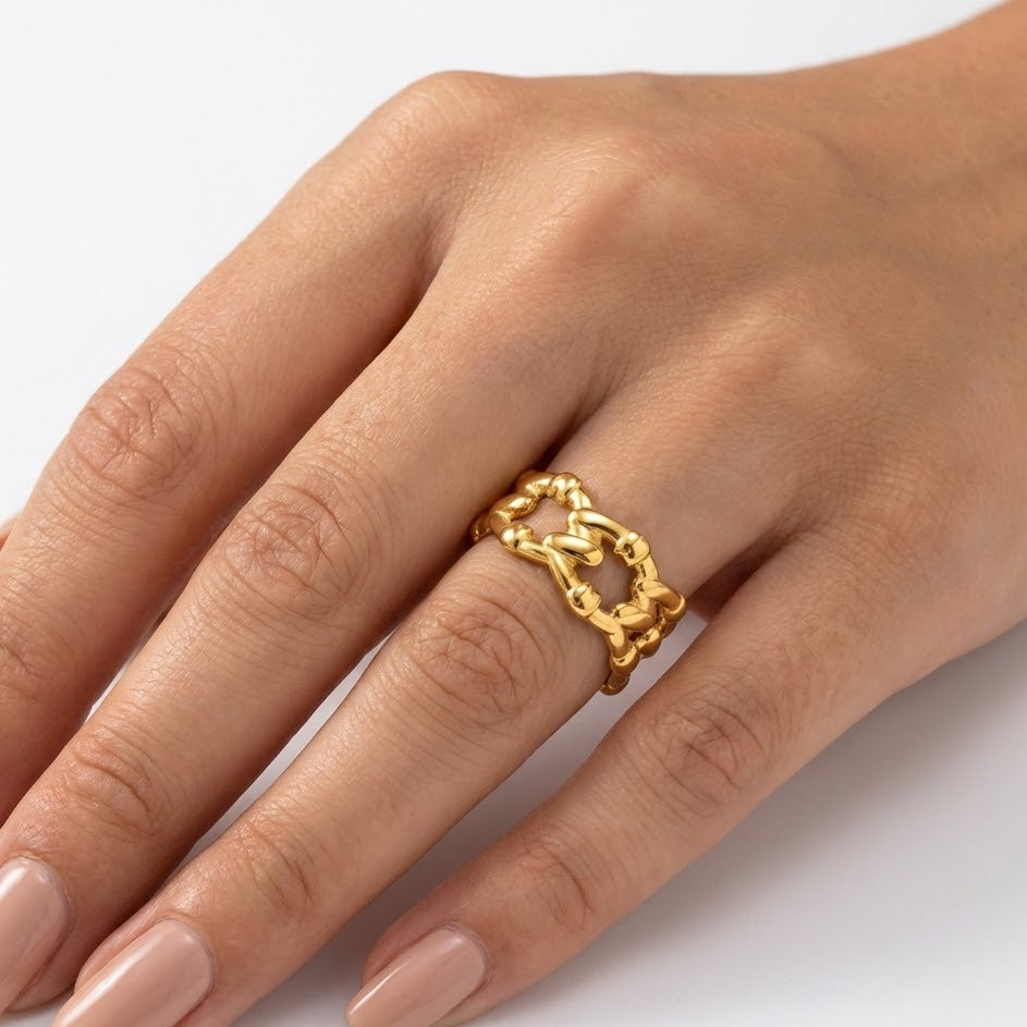 Anello Industrial Edge In Acciaio Inossidabile