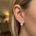 Orecchini Pavé Infinito Con Zirconi in Argento 925