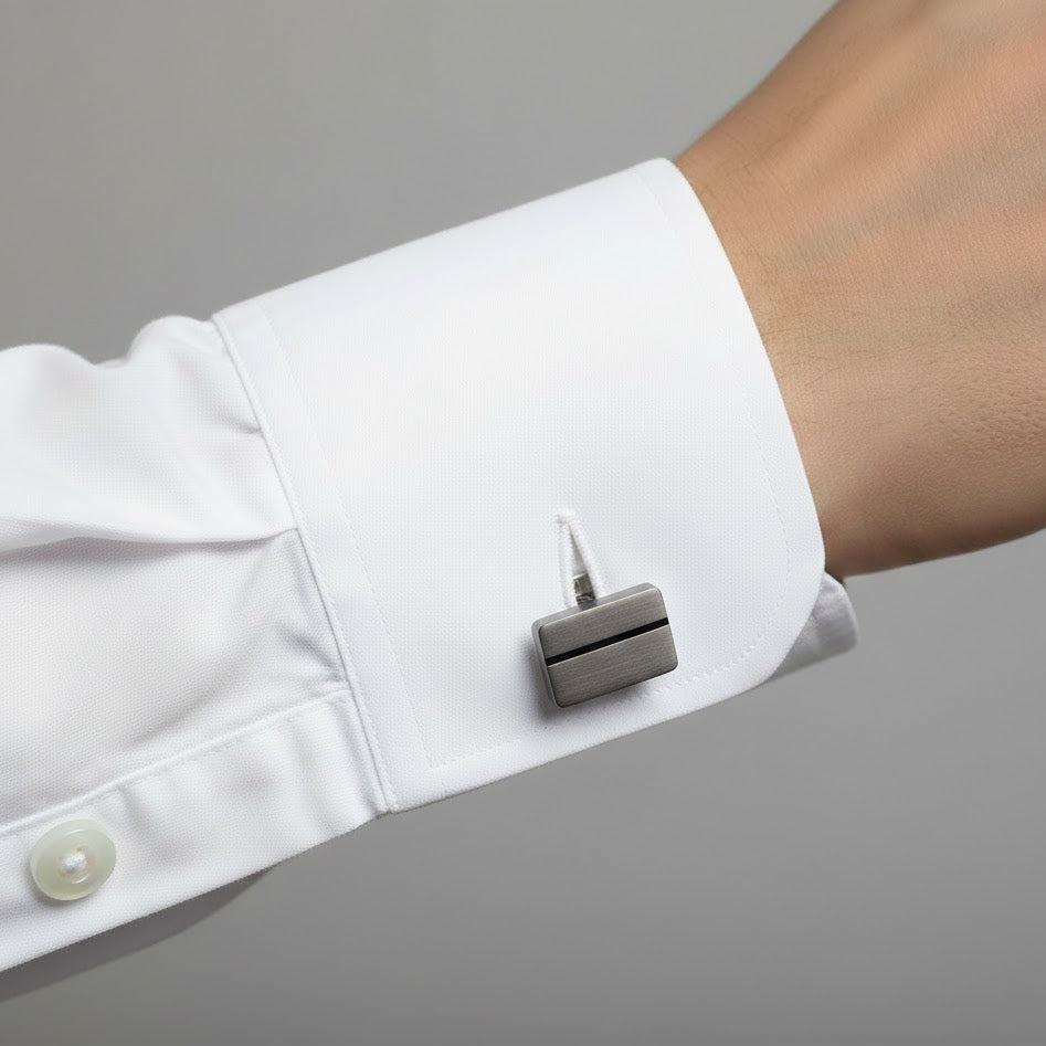 Gemelli Linea Retta In Acciaio Inossidabile