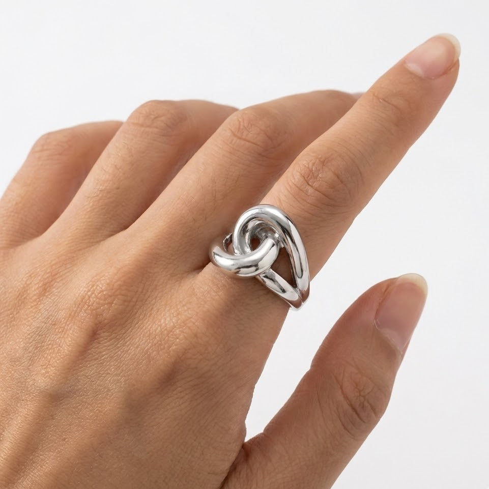 Anello Nodo In Acciaio Inossidabile