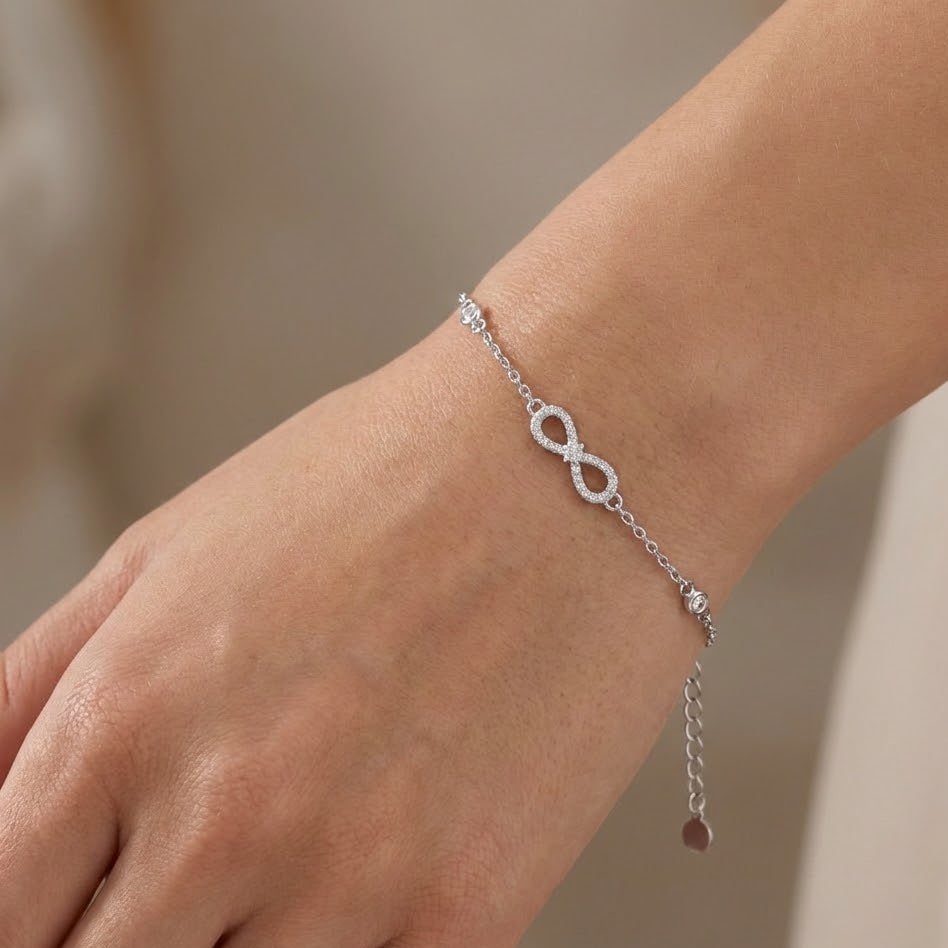 Bracciale Infinito Splendore In Argento 925