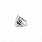Anello Fascia Aperta a Spirale Fluida In Acciaio Inossidabile