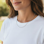 Collana Perle In Acciaio Inossidabile