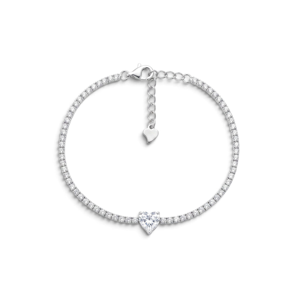Bracciale Tennis Love In Argento 925